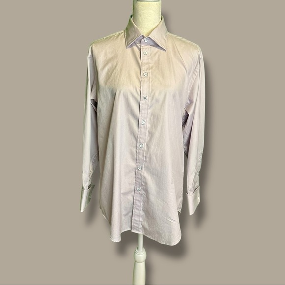 NWT Rag & Bone ‘Diana’ Cotton-Poplin Button-Down Shirt in “Lavender” Size Small - Picture 2 of 16